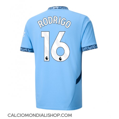 Maglie da calcio Manchester City Rodri Hernandez #16 Prima Maglia 2024-25 Manica Corta